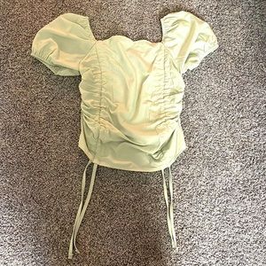 Light Green Top from SHEIN! Very good quality and super cute, just not my style!